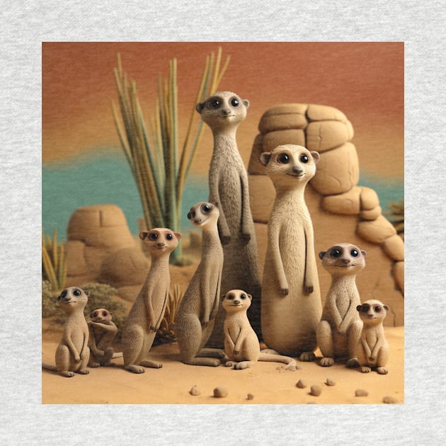 Clay Meerkats 2 by AstroRisq